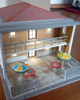 Bar/ sala da thè ; 1:87 per plastico ferroviario 