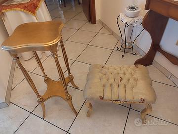 Tavolino  e sgabello