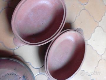 pentole in terracotta vintage scaldavivande 