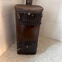 Stufa a legna con tubi