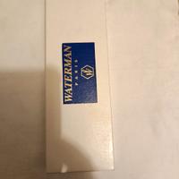 Waterman vintage a sfera originale laccata blu