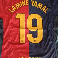 Lamine Yamal Barcelona X Travis Scott Home Jersey 