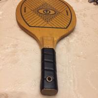 Racchetta padel in legno vintage