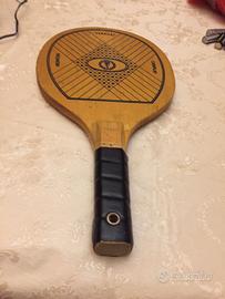 Racchetta padel in legno vintage