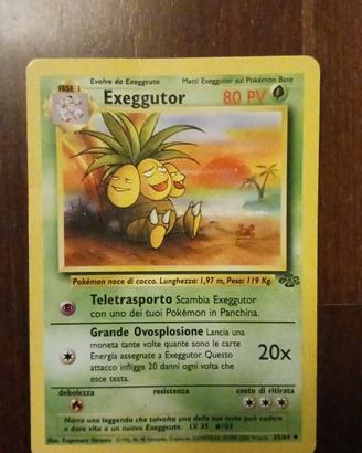 carta pokemon Exeggutor Jungle