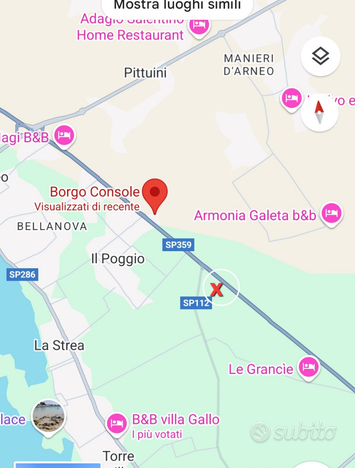 Terreno a 2 km dal mare di Porto Cesareo