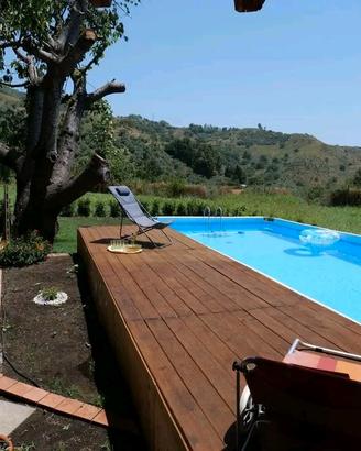 Il patio tra le vigne