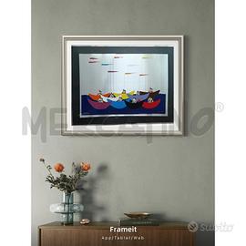 SERIGRAFIA WALTER POZZI REGATA DI INNAMORATI