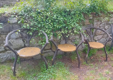 sedute da giardino  - regalasi