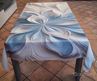 Tovaglia design floreale effetto 3D 140x176cm 