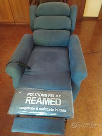 Poltrona reclinabile alza persona bimotorizzata