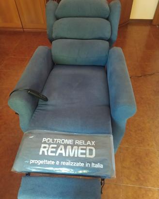 Poltrona reclinabile alza persona bimotorizzata