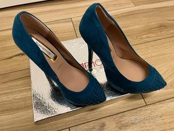 Yamamay scarpe tacco décolleté pump pelle