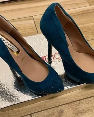 Yamamay scarpe tacco décolleté pump pelle