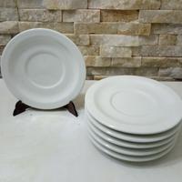 sei grandi piattini per tazze Richard Ginori