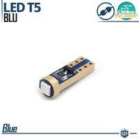 Lampadina LED T5 CANbus Professionale Luce Blu