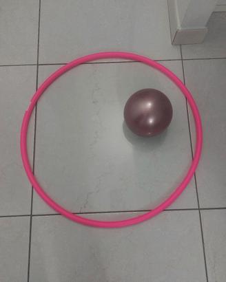 ginnastica ritmica palla e hula hoop
