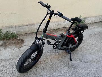 Bici elettrica pieghevole Argento Mini Max
