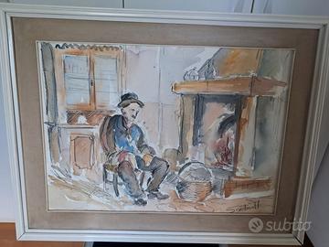 acquarello pittore friulano  Snaidero