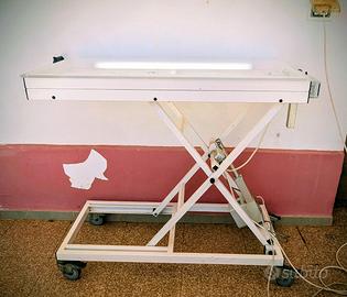 Tavolo toelettatura elettrico 120x60 h114 con luce