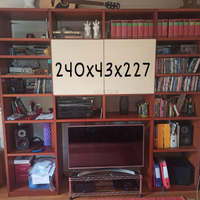 Libreria TISETTANTA con vano tv