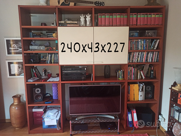 Libreria TISETTANTA con vano tv