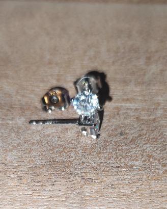 Orecchini punto luce argento 925 anallergici