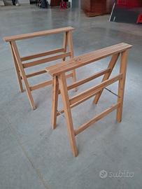 Cavalletti  chiudibili  professionali in legno  