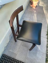 Sedia vintage danese in palissandro