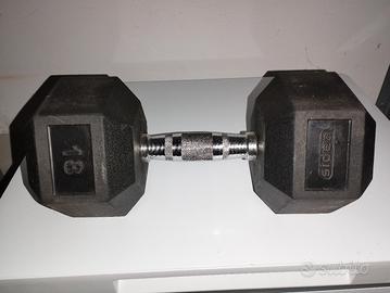 Manubri gommati Sidea 18 kg - 2 pezzi
