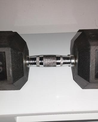 Manubri gommati Sidea 18 kg - 2 pezzi