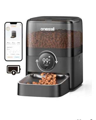 Distributore crocchette Wi-Fi senza fili ricaricab