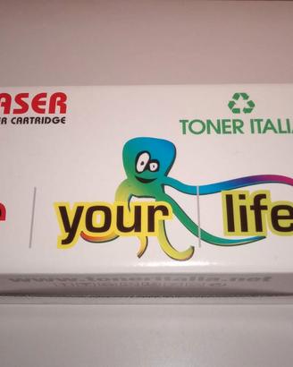 cartuccia toner per stampanti laser HP e Canon