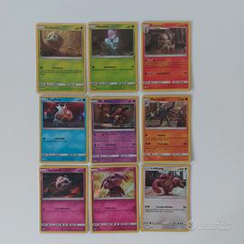 Lotto 9 Carte Pokémon Detective Pikachu - Set Holo