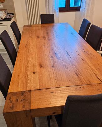 Devina Nais Tavolo 250x110 in legno massello