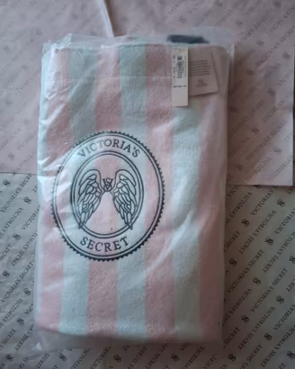 Borsa spugna Victoria's Secret righe rosa