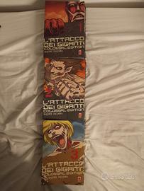 Attack on Titan colossal edition v.1-3 in italiano