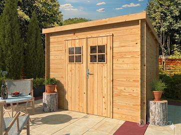 CASETTA DI LEGNO ZOE3 260x260x211h cm spess. 19 mm