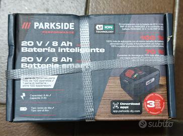 Nuovo! Batteria Parkside 20V 8 Ah Smart GARANZIA