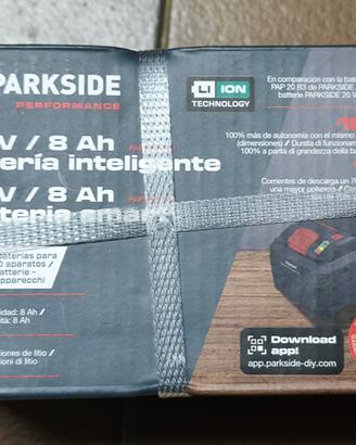 Nuovo! Batteria Parkside 20V 8 Ah Smart GARANZIA