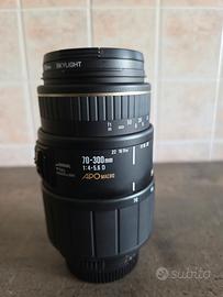 Sigma obiettivo tele zoom 70-300mm f/4-5.6 DG Macr