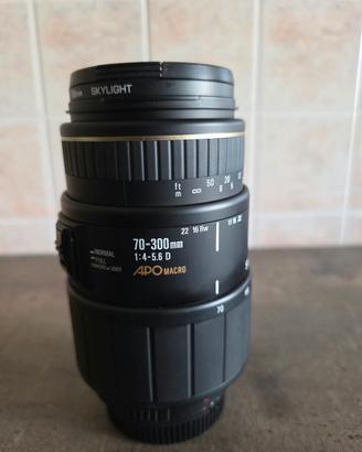 Sigma obiettivo tele zoom 70-300mm f/4-5.6 DG Macr