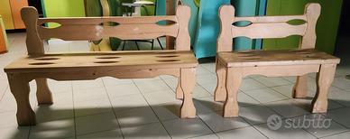 2 Panche in legno