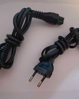 Coppia Cavi Alimentazione C5 Trifoglio + C7 Figura
