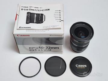 Zoom grandangolare Canon EF-S 10-22 mm