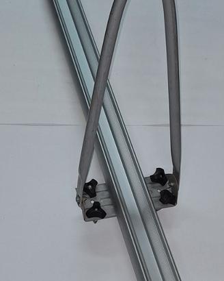 Set 4 Portabici (o singoli) in Alluminio con antif