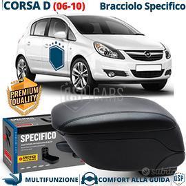 Bracciolo Per Opel Corsa D SPECIFICO in PELLE-PU