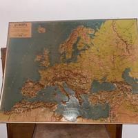 Cartina geografica vintage