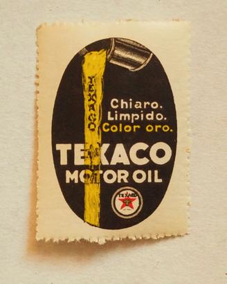 Chiudilettera pubblicitario "Texaco Motor Oil"