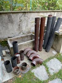 tubi stufa a legna e curve da 12 